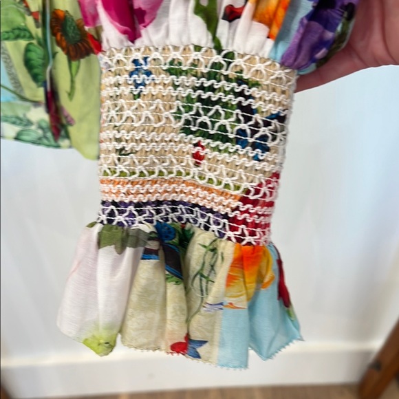 Alice + Olivia Multicolor Floral Blouse - Picture 2 of 5